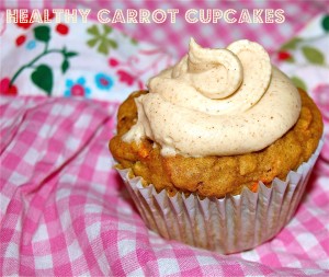 healthy carrot cupcakes