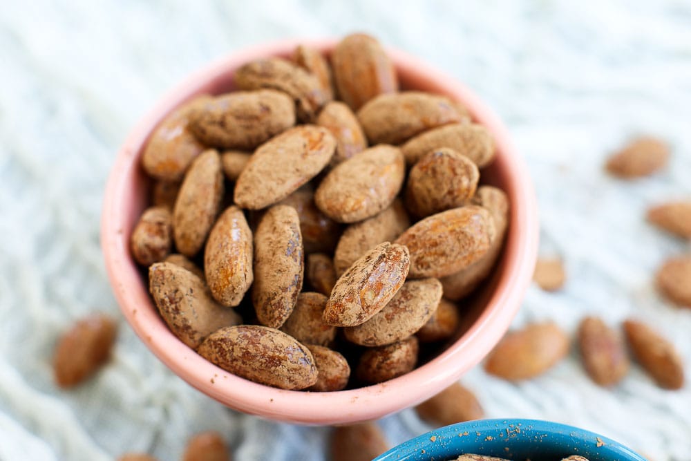 Cocoa Dusted Almonds how to make recipe