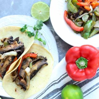 Portobello fajitas