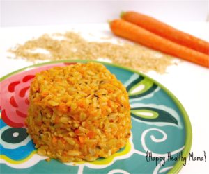 creamy carrot risotto
