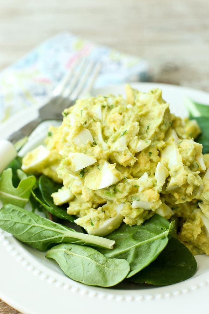 Avocado Egg Salad Recipe no mayo!