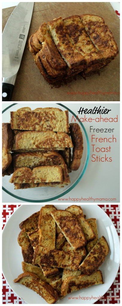 Skip the freezer section at the grocery store and make your own healthier French Toast Sticks . Your mornings will be quick and easy and your kids will LOVE breakfast!