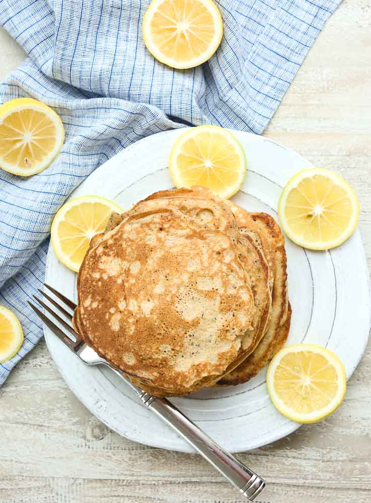 The BEST Lemon Poppy Seed Pancake Recipe