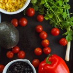 Mexican Chopped Salad with Spicy Avocado Dressing ingredients