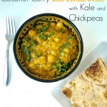 Vegan One Pot Coconut Curry Lentil Bowl with Kale and Chickpeas || Happy Healthy Mama