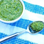 Spinach Basil Pesto | Happy Healthy Mama