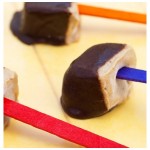 5 ingredient chocolate covered peanut butter ice cream bars. You won't believe these are HEALTHY!