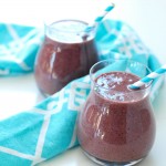 This Hidden Greens Smoothie tastes like a delicious berry smoothie, but it has hidden greens! If your kids won't touch a green smoothie, but you want them to get those extra greens, this one is for you! #smoothie #recipe #healthy #breakfast
