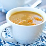 This Crockpot Vegan Coconut Curry Chickpea Lentil Soup is the easiest soup to make and is full of flavor! Low calorie, too!