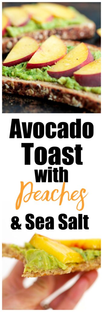 Avocado Toast with Peaches and Sea Salt Recipe