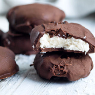 Homemade Mounds Bar Recipe. These are healthier than the store bought candy bars and really easy to make. Dairy-free and gluten-free dessert idea!