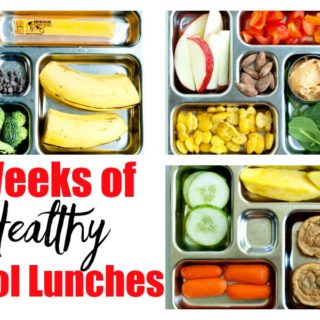 2 Weeks of Healthy School Lunch Ideas