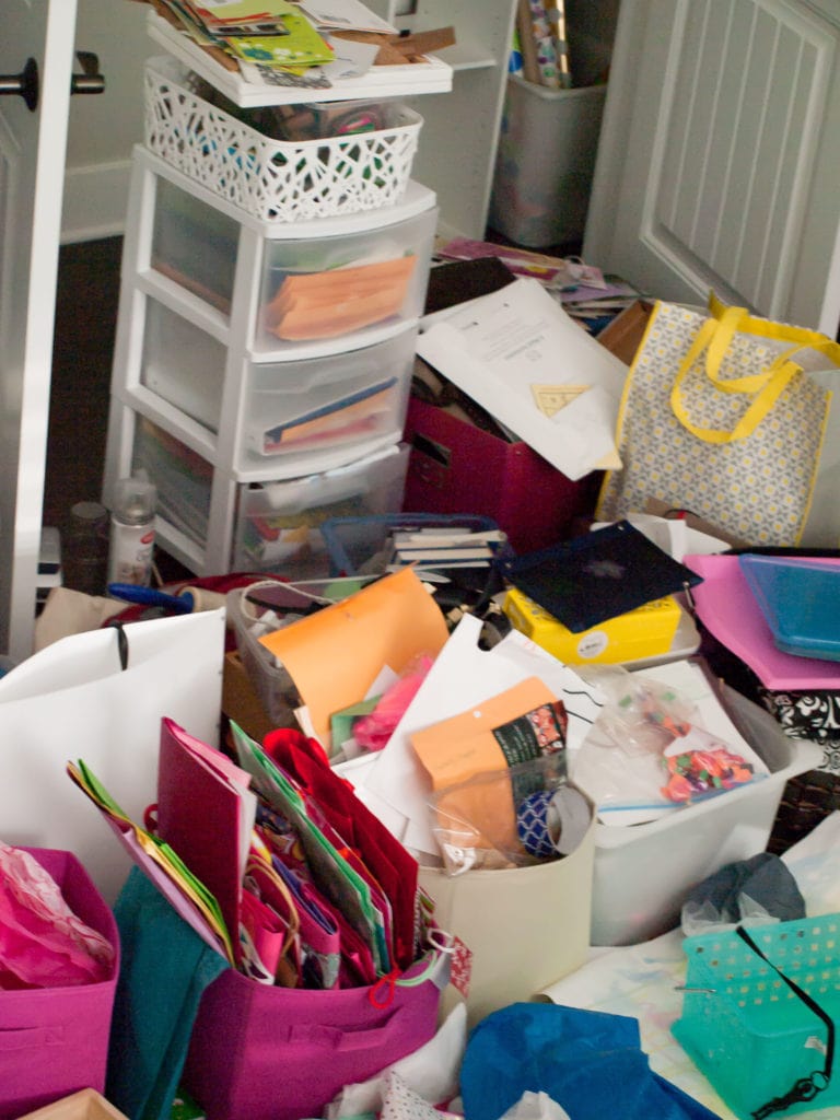 Declutter Challenge: the closet