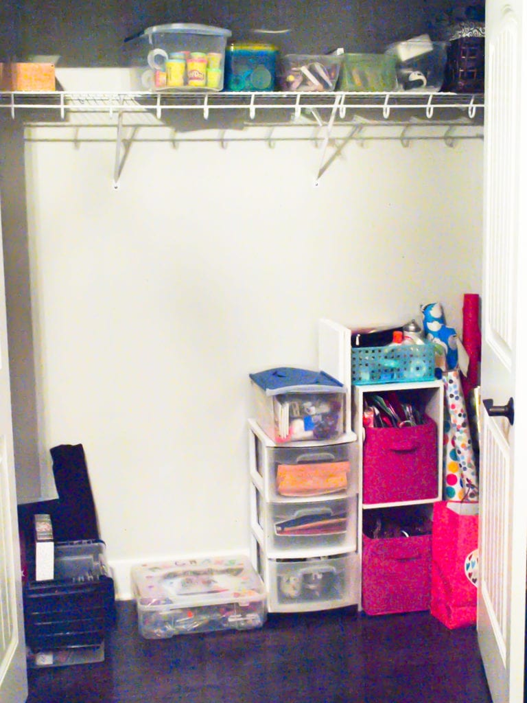 Declutter Challenge: the closet