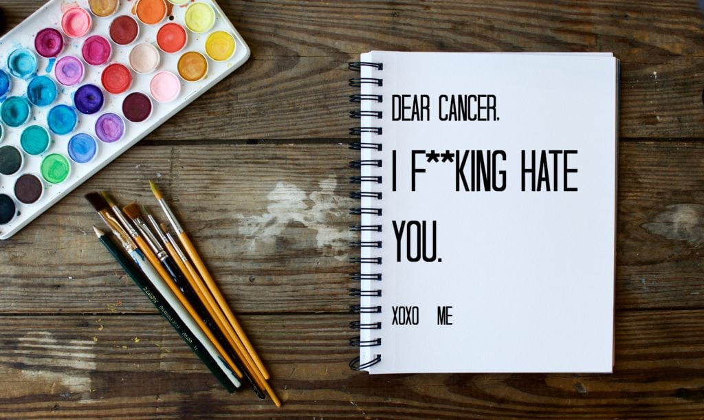 I f**cking hate cancer and it fuels me