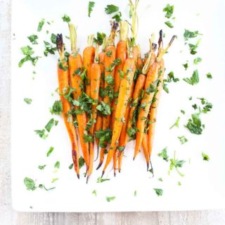 Honey Mustard Roasted Carrots
