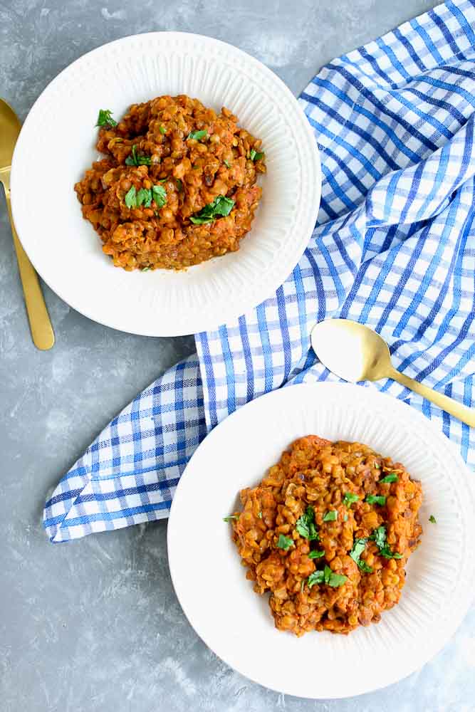 Creamy Instant Pot Lentils