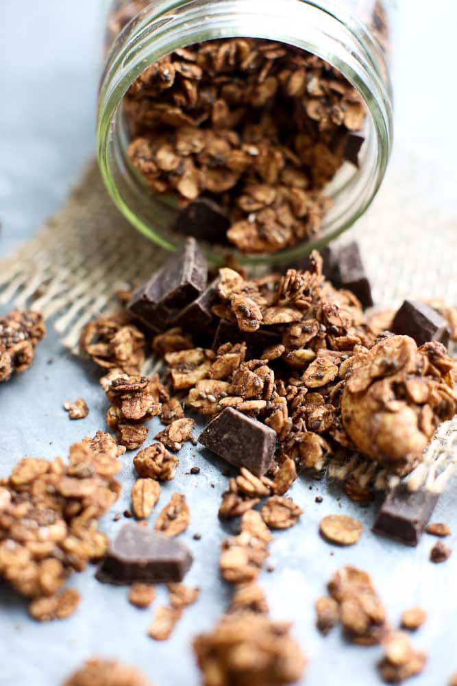 Chocolate Chia Granola 