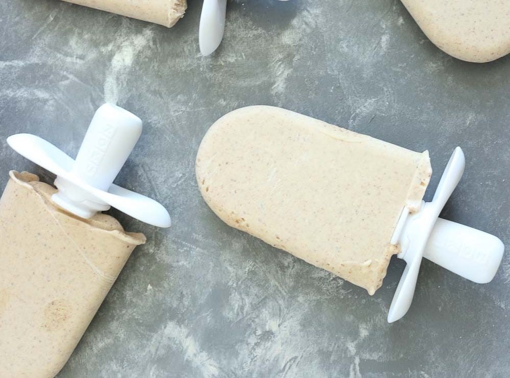 High Protein Low Carb Almond Vanilla Popsicle Recipe