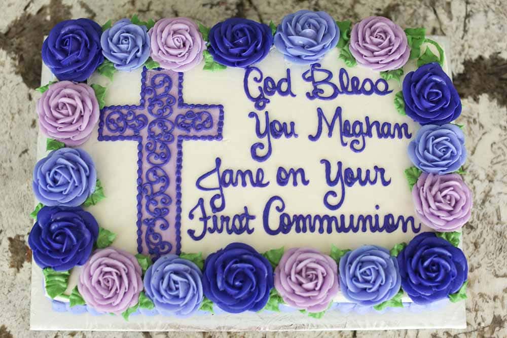 Meghan's First Communion cake