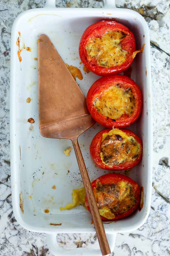 first communion weekend stuffed tomatoes