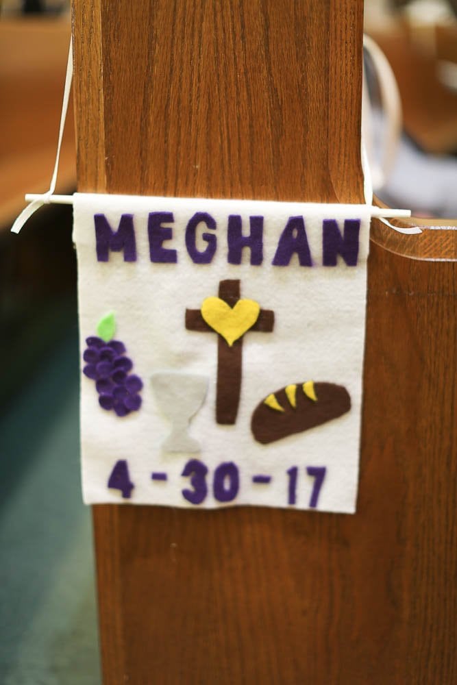 first communion banner