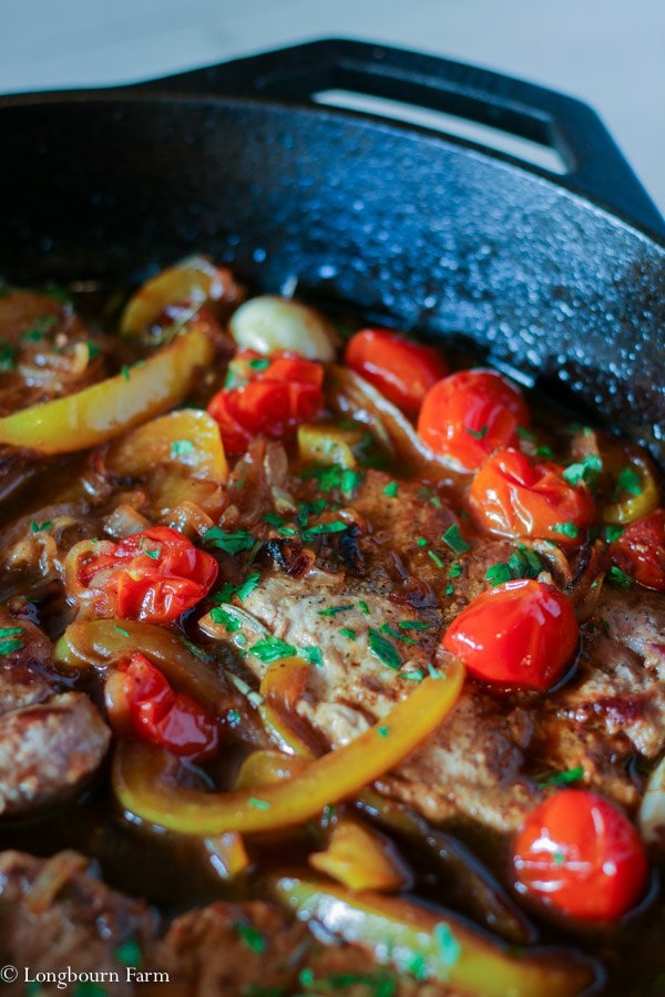 Bell Pepper Recipes: Balsamic Pork Chops