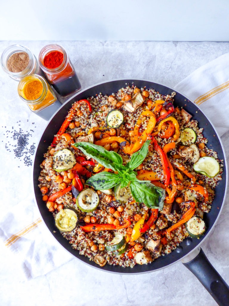 Bell Peppers Recipes: Ratatouille quinoa Casserole