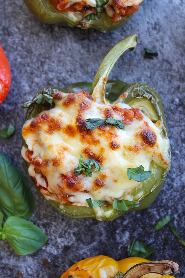 Bell Peppers Recipes: Lasagna Stuffed Peppers