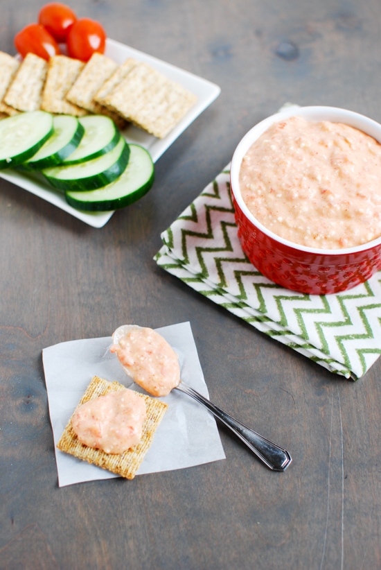 Bell Peppers Recipes: Spicy Red Pepper Feta Dip