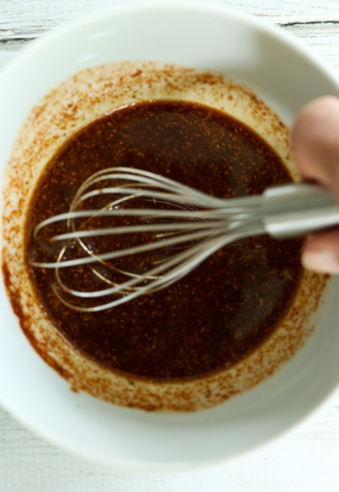 Chili lime sauce for salmon