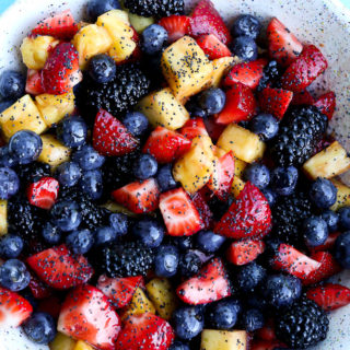 Summer Fruit Salad Recipe in a bowl
