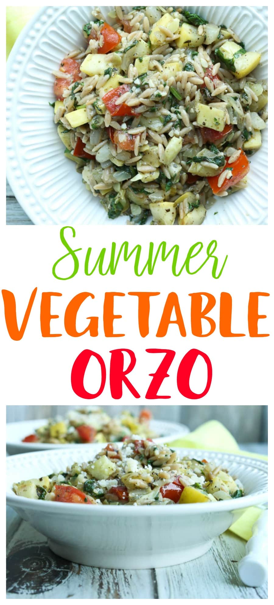 You are going to LOVE this Summer Vegetable Orzo Recipe | Healthy Dinner | Easy Dinner | Weeknight dinner 