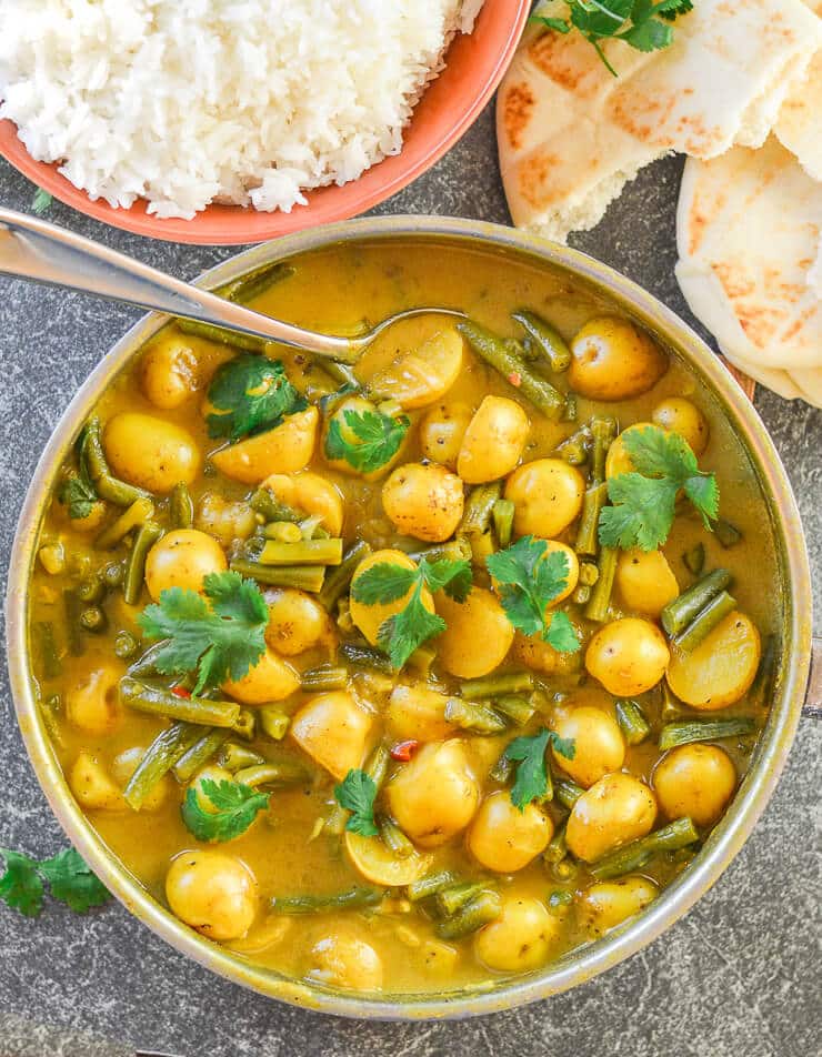 Green Bean recipes =Green Bean and Potato Curry