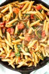 Penne Pasta with Mushrooms, Spinach, and tomatoes healthy pasta recipes