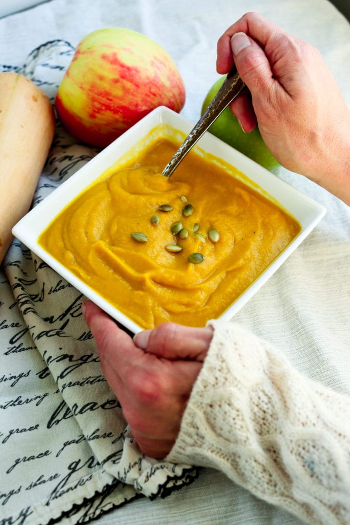 Butternut Squash Apple Soup