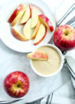 after school snack set up Healthy Simple Yogurt Peanut Butter Apple Dip