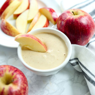 Healthy Simple Yogurt Peanut Butter Apple Dip
