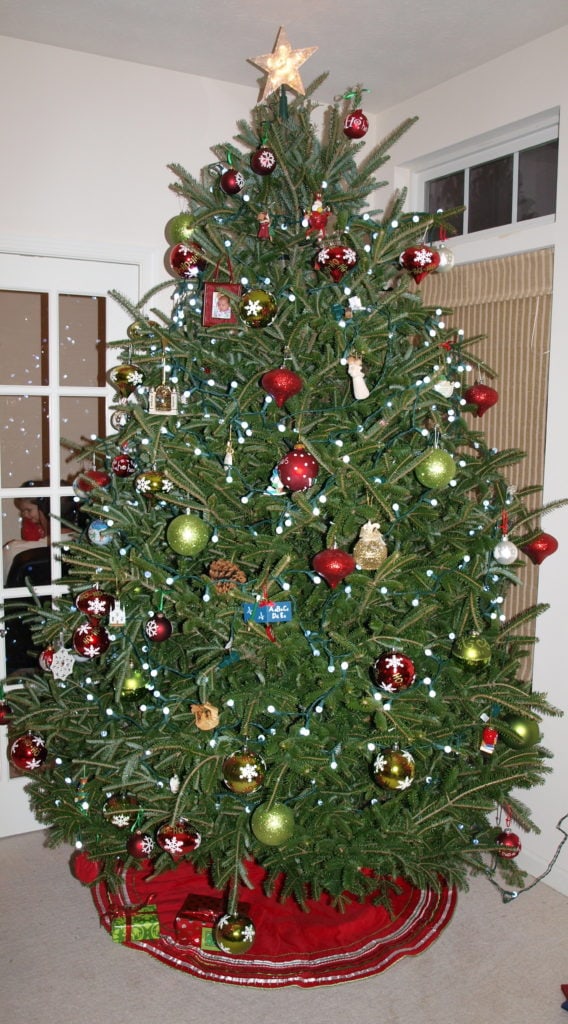 decorated Christmas tree