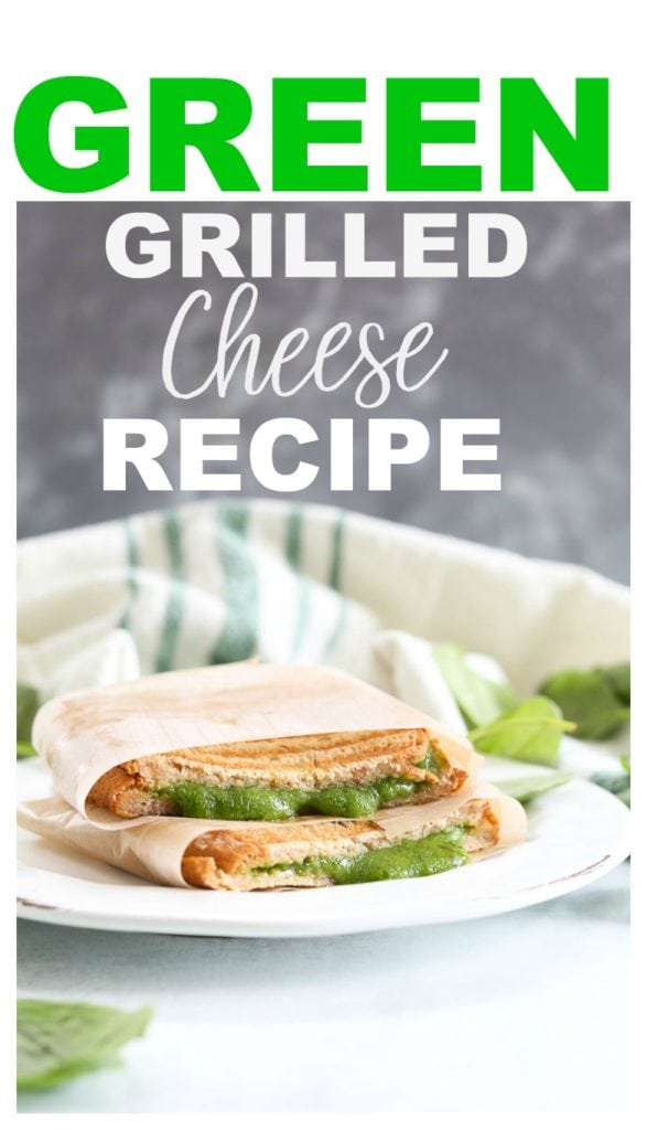 Green Grilled Cheese Recipe #spinach #kids #toddlerfood #lunch #grilledcheese #easy #recipes