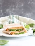 Green Grilled Cheese recipe Grilled cheese with spinach #kidfood #toddlefood #easy #spinach #grilledcheese
