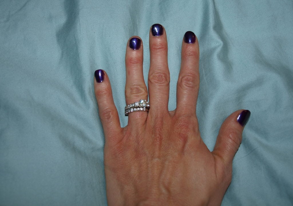 purple nails