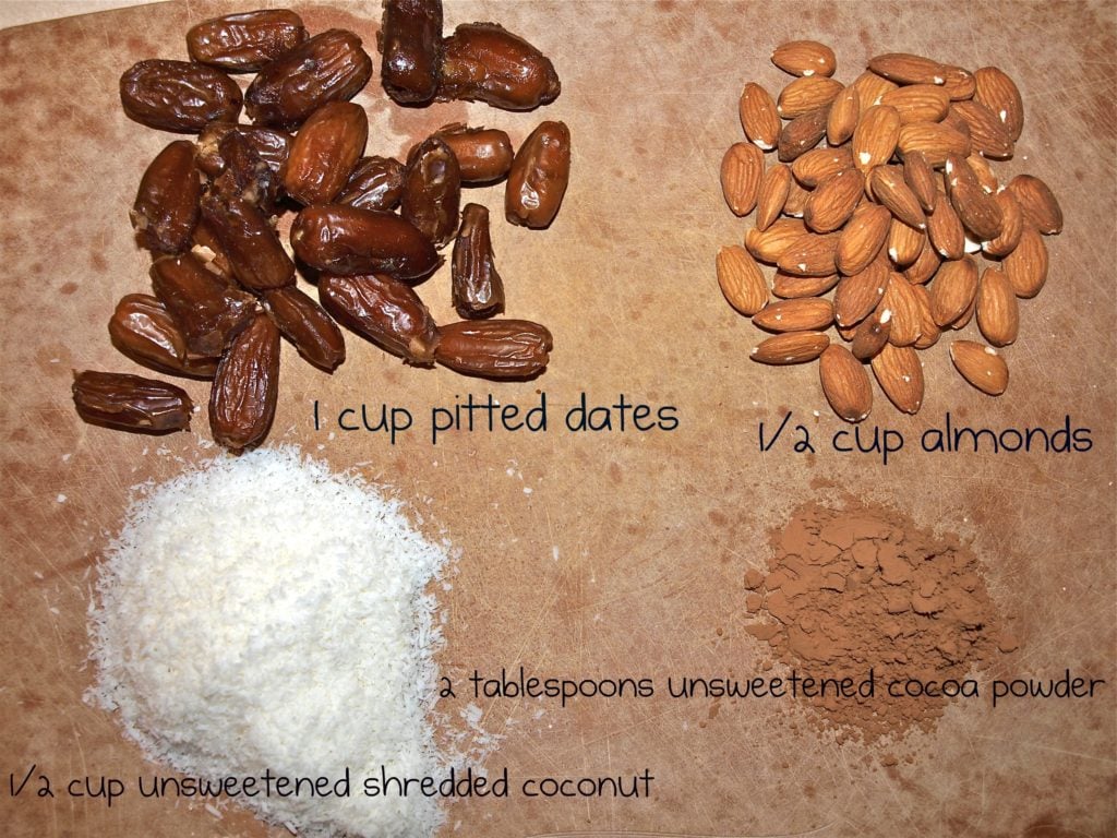 Pure Joy bars ingredients