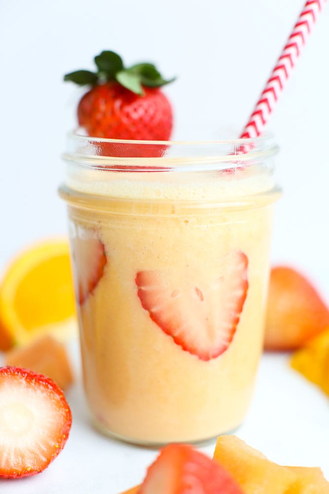 Vitamin C Fruit Smoothie - Happy Healthy Mama