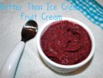 Blueberry-Mango Fruit Cream