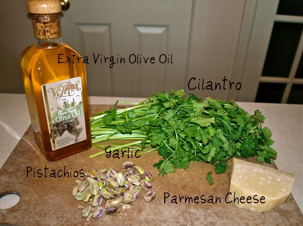 Cilantro Pesto Ingredients