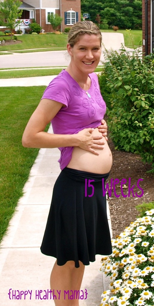 My pregnancy 15 weeks Happy Healthy Mama