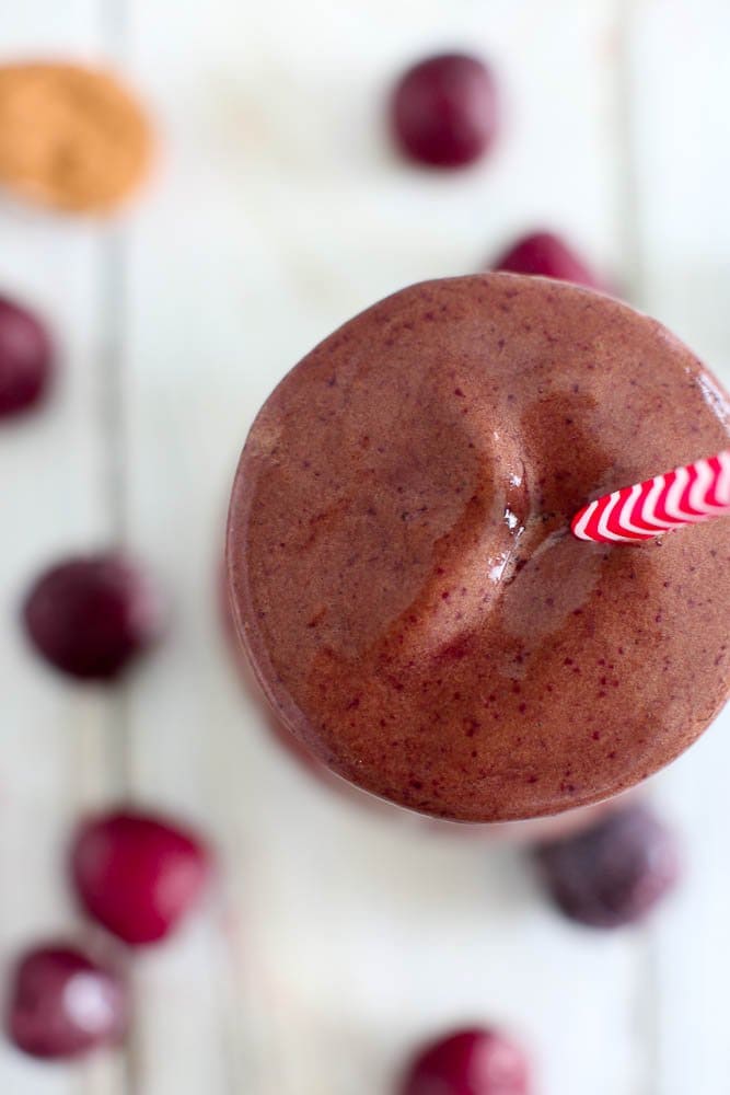Chocolate Covered Cherry Shake Vegan