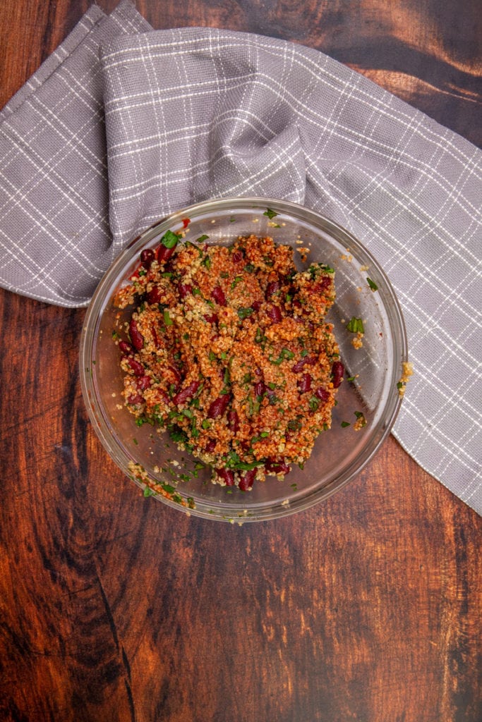 ingredients mixed together in a bowl