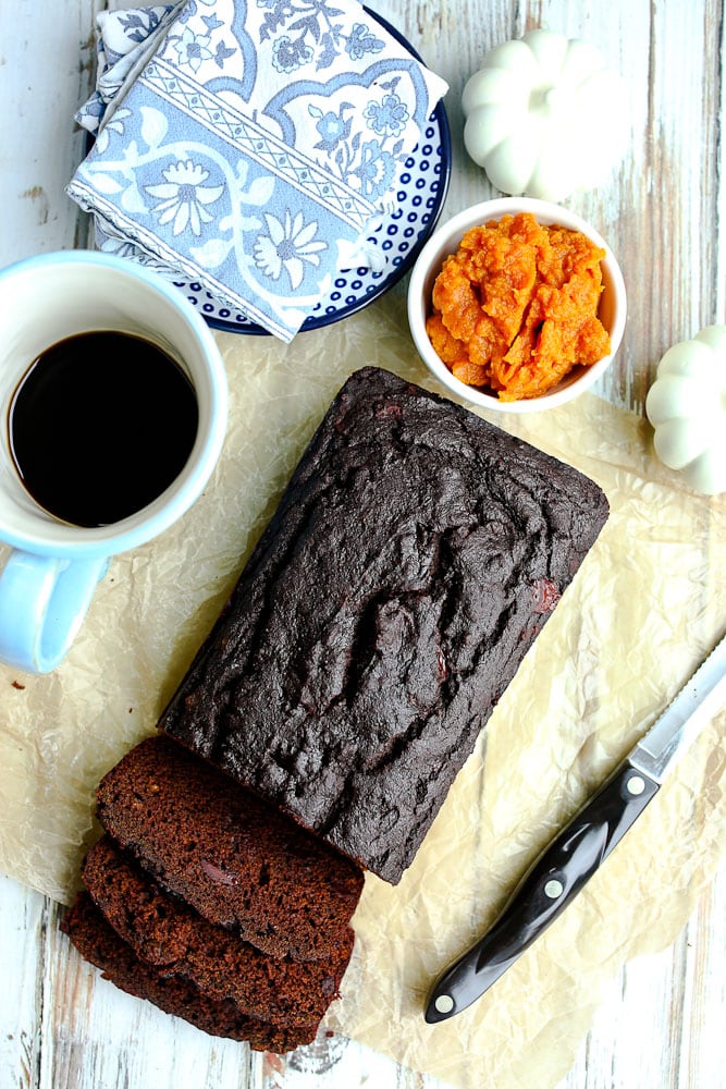 Pumpkin Molasses Quick bread recipe with pumpkin and molasses ingredients